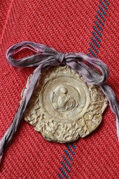 Medalla cuna latón T XL
