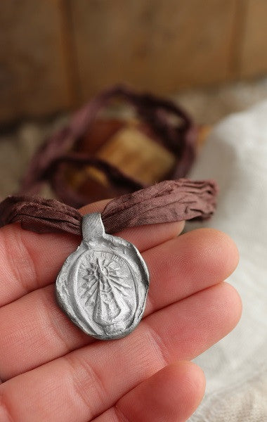 Virgen de Luján Colgante - Plata