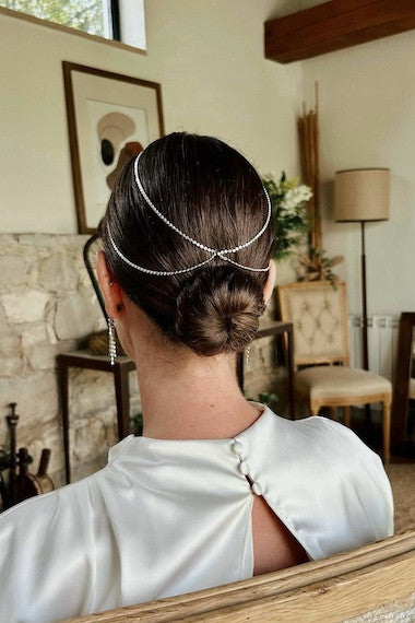 Casquete articulado en plata. Hecho artesanalmente en España por Sandra Bellew.