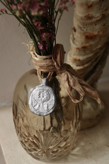 Virgen de Salceda Ramo - Plata
