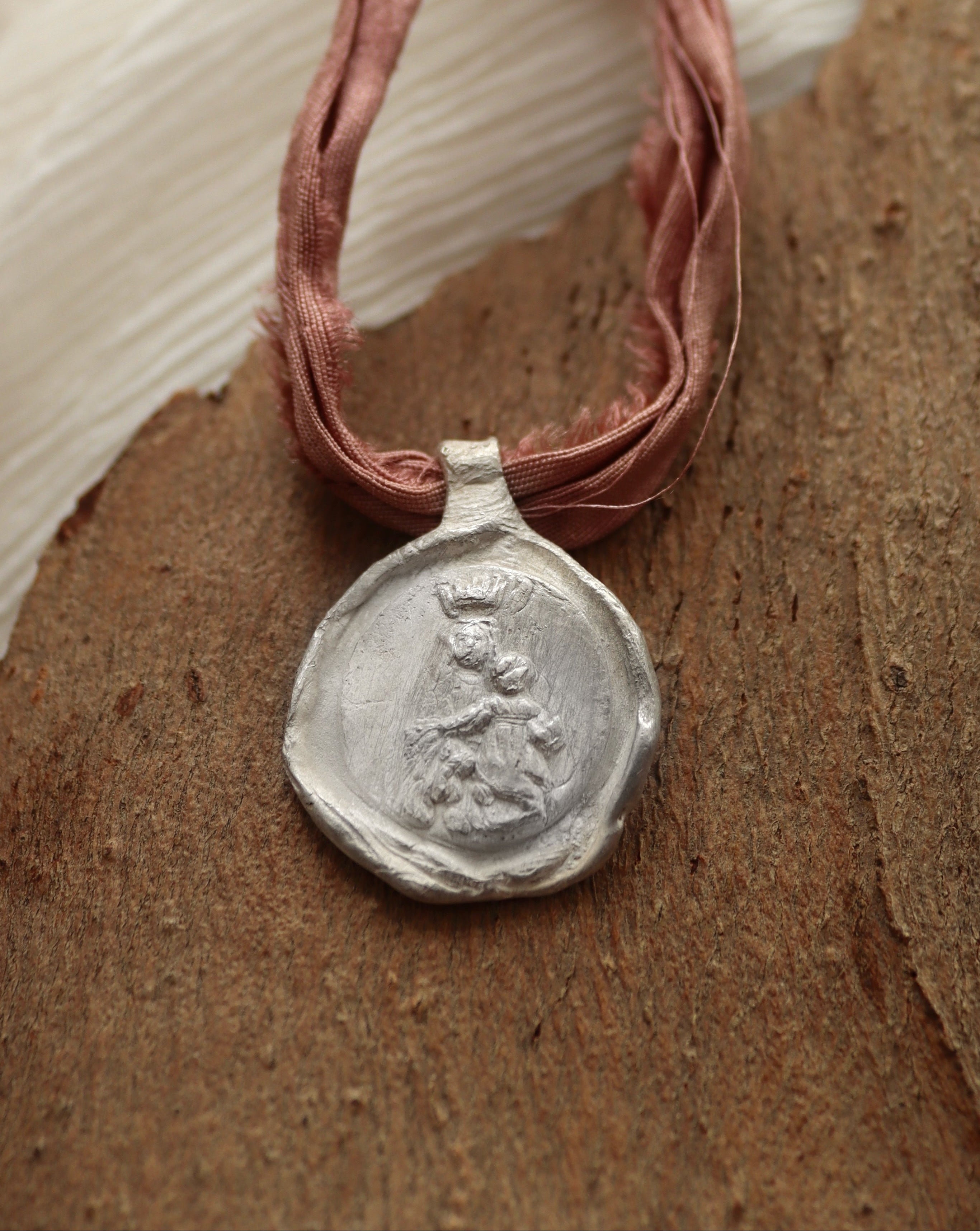 Our Lady of Joy Pendant - Silver