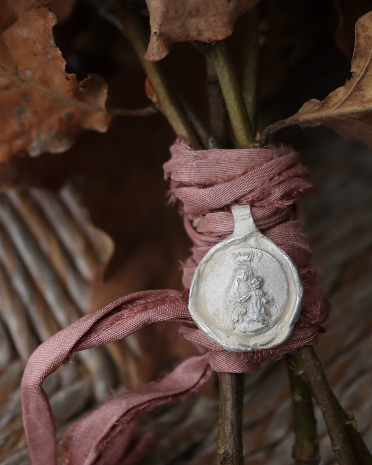 Virgen de la Alegría Ramo - Plata