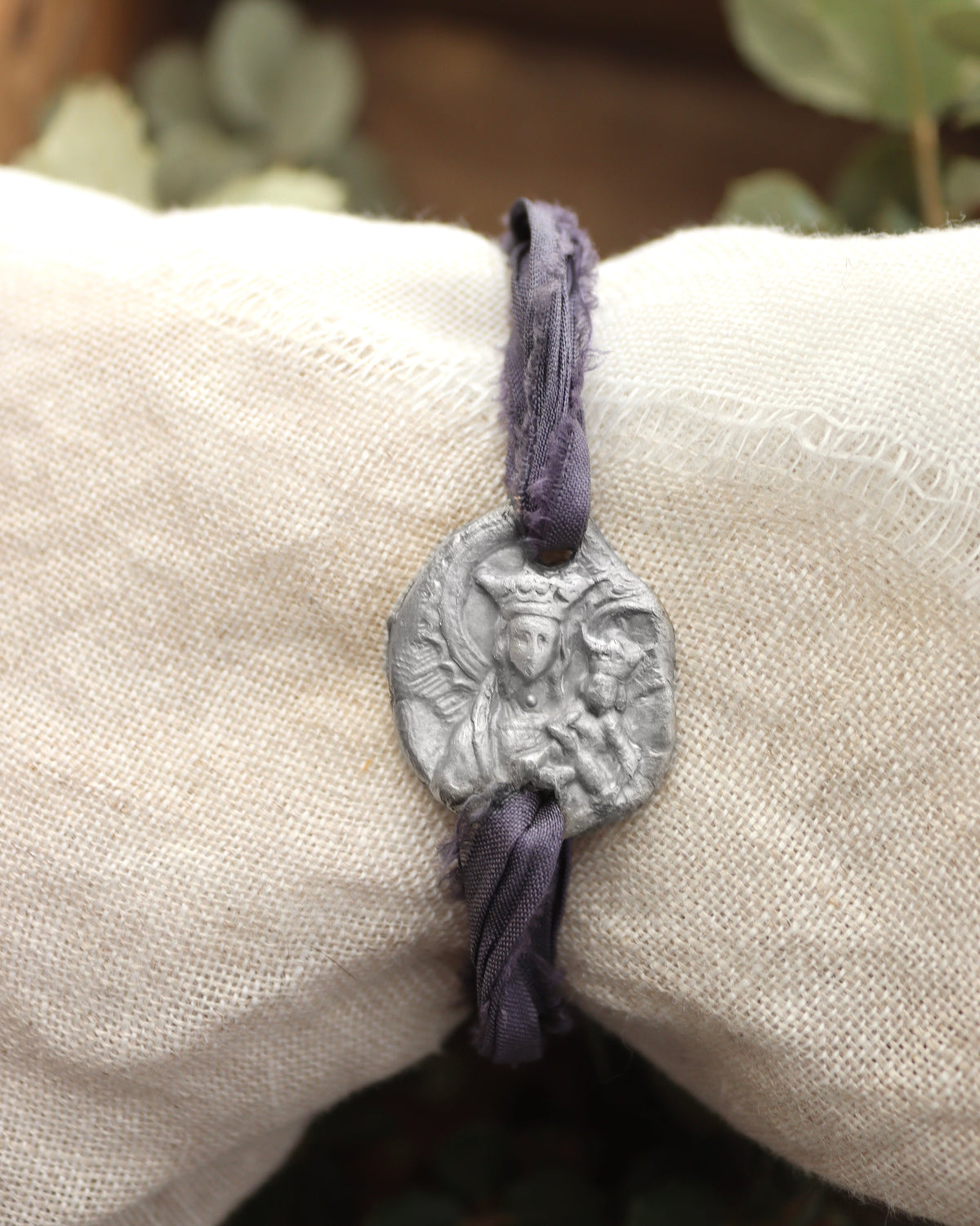 Virgen de la Almudena Pulsera - Plata