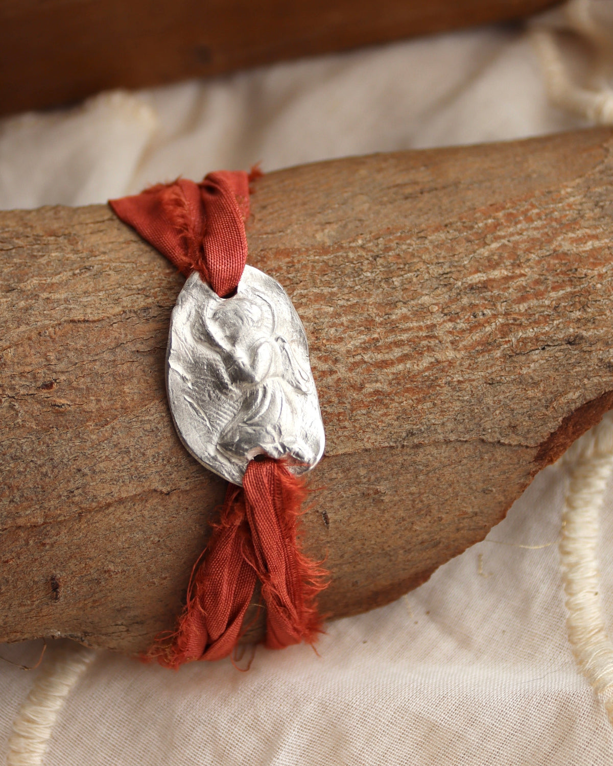 Angelito de la Guarda Pulsera - Plata