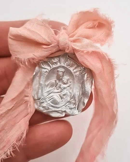 Virgen del Carmen Colgante - Plata