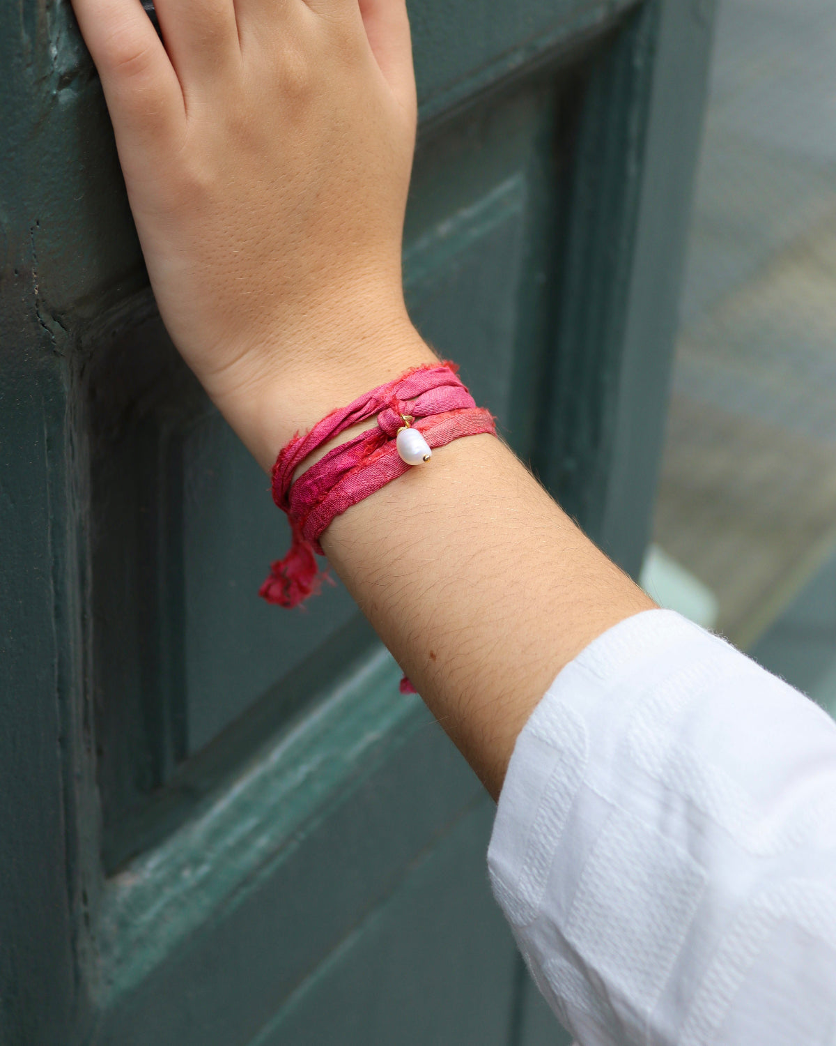 Colgante/Pulsera Perla Sencilla Redondeada