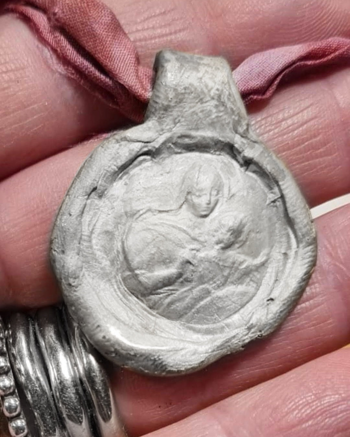 Saint Anne Pendant - Silver