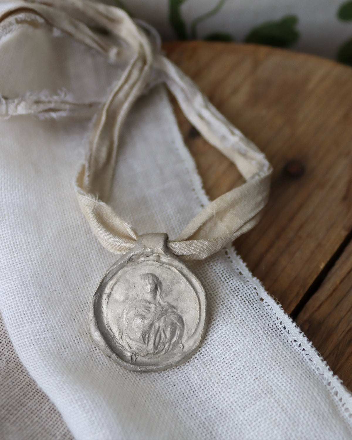 Medalla colgante plata tamaño M
