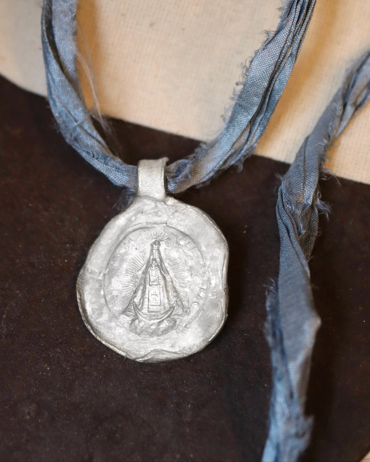 Virgen del Juncal Colgante - Plata