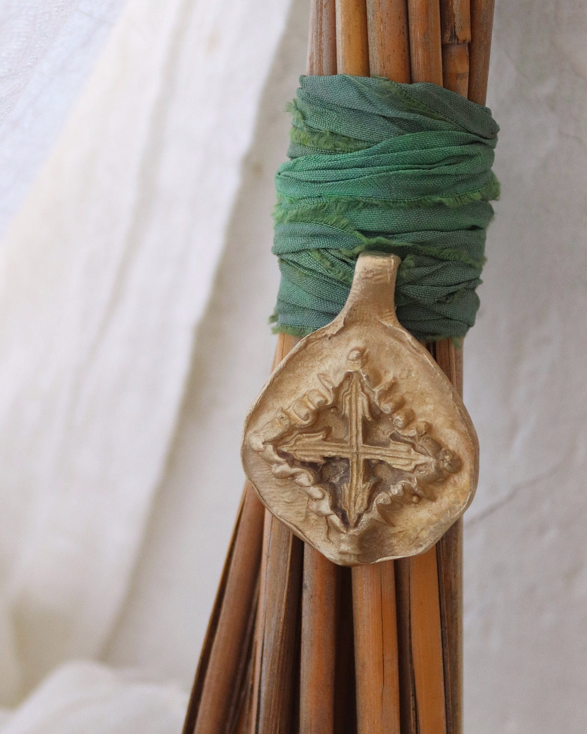 Cruz de Calatrava Ramo - Latón dorado