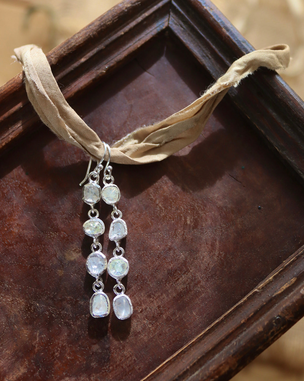 Pendientes Diamantes Cascada - Edición limitada - Plata