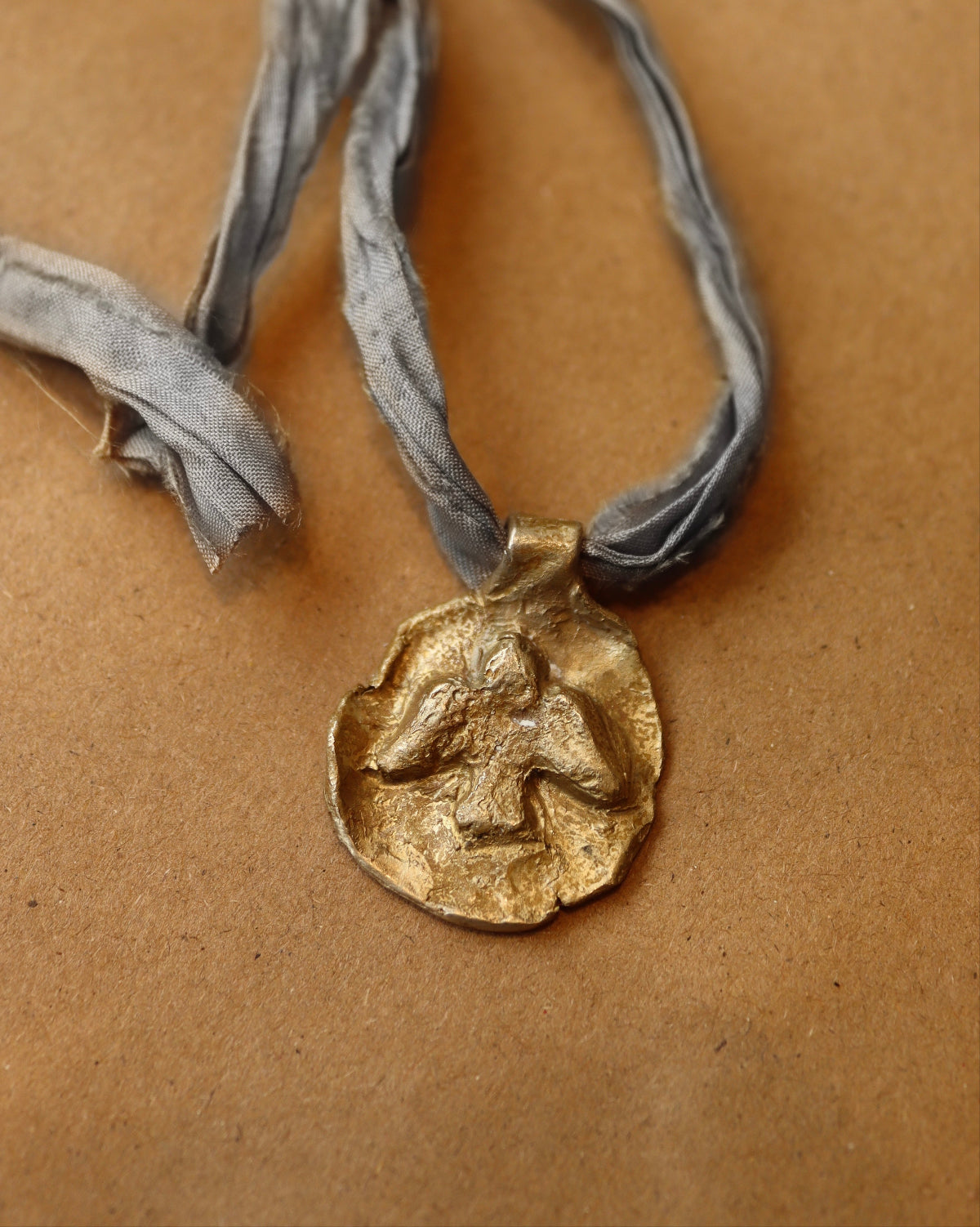 Holy Spirit Pendant - Gold-plated brass
