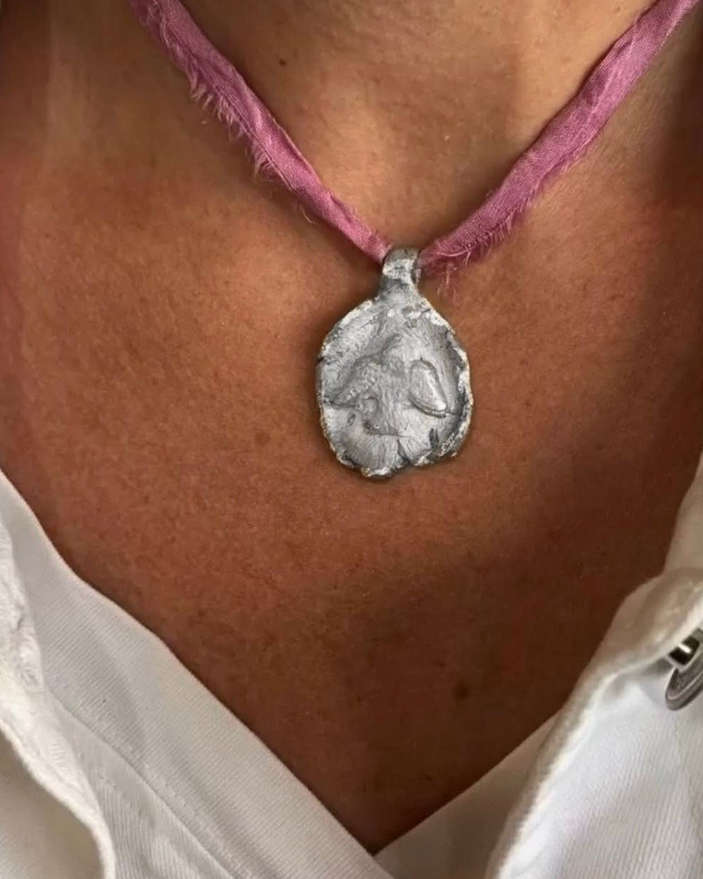 Holy Spirit Pendant - Silver
