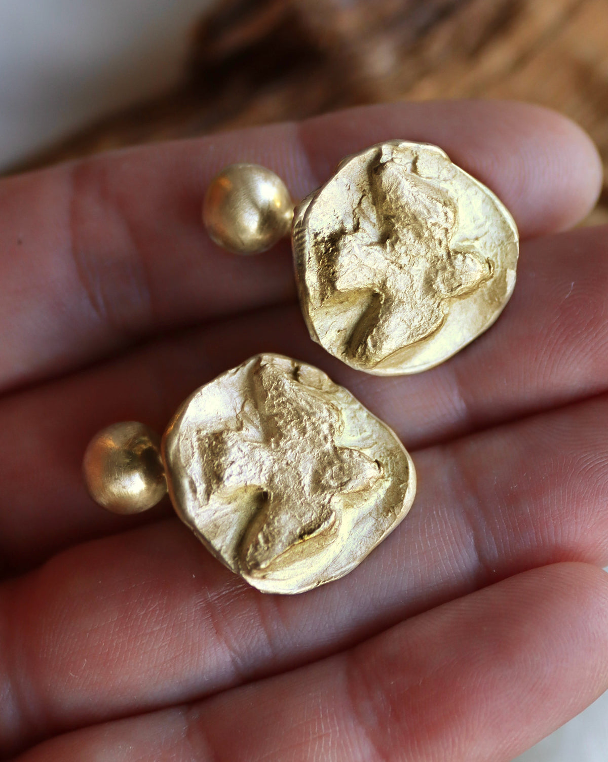 Holy Spirit Twins - Gilt Brass