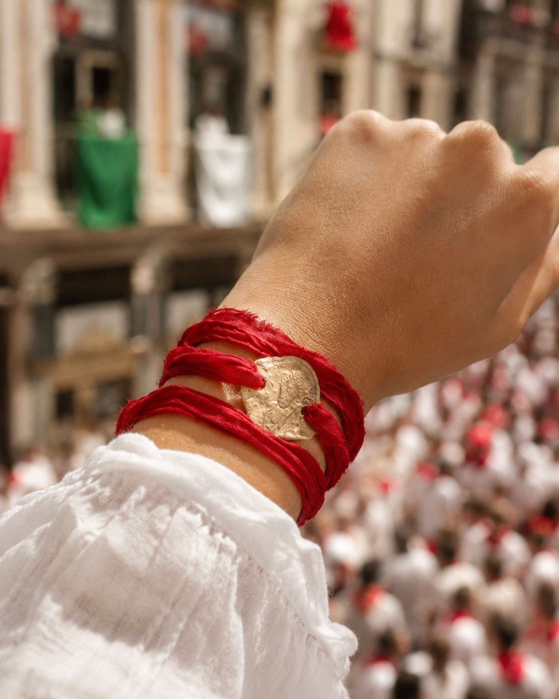 San Fermín Pulsera - Latón dorado