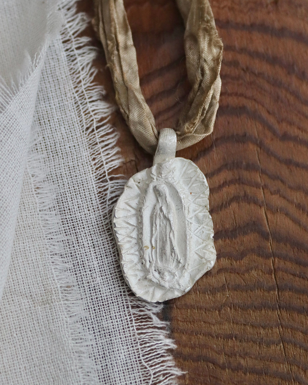 Virgen Guadalupana Colgante - Plata