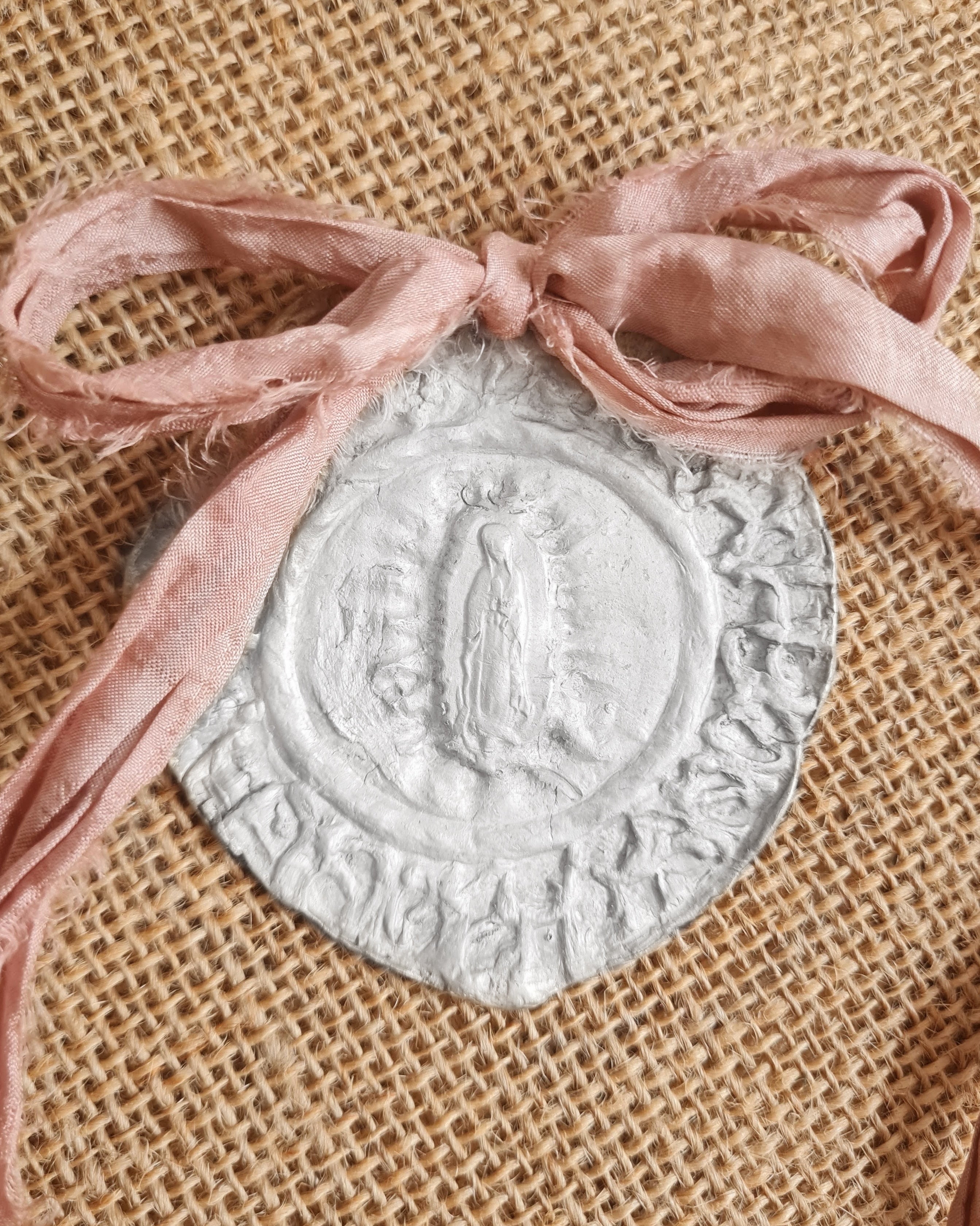 Virgen Guadalupana Cuna - Plata