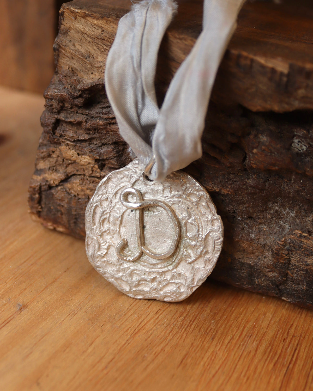 Medal with a Medium Initial - Silver