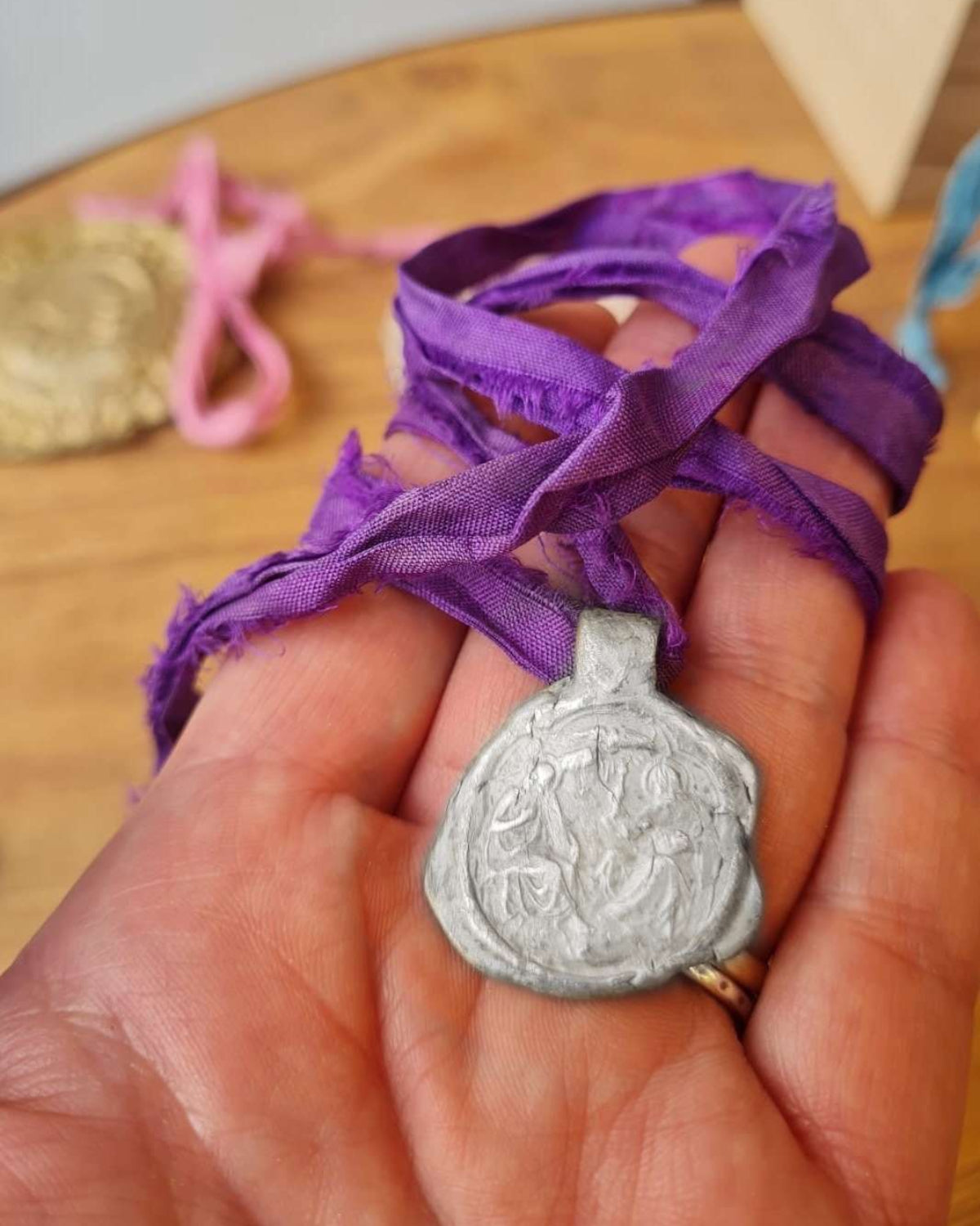 Santísima Trinidad Colgante - Plata