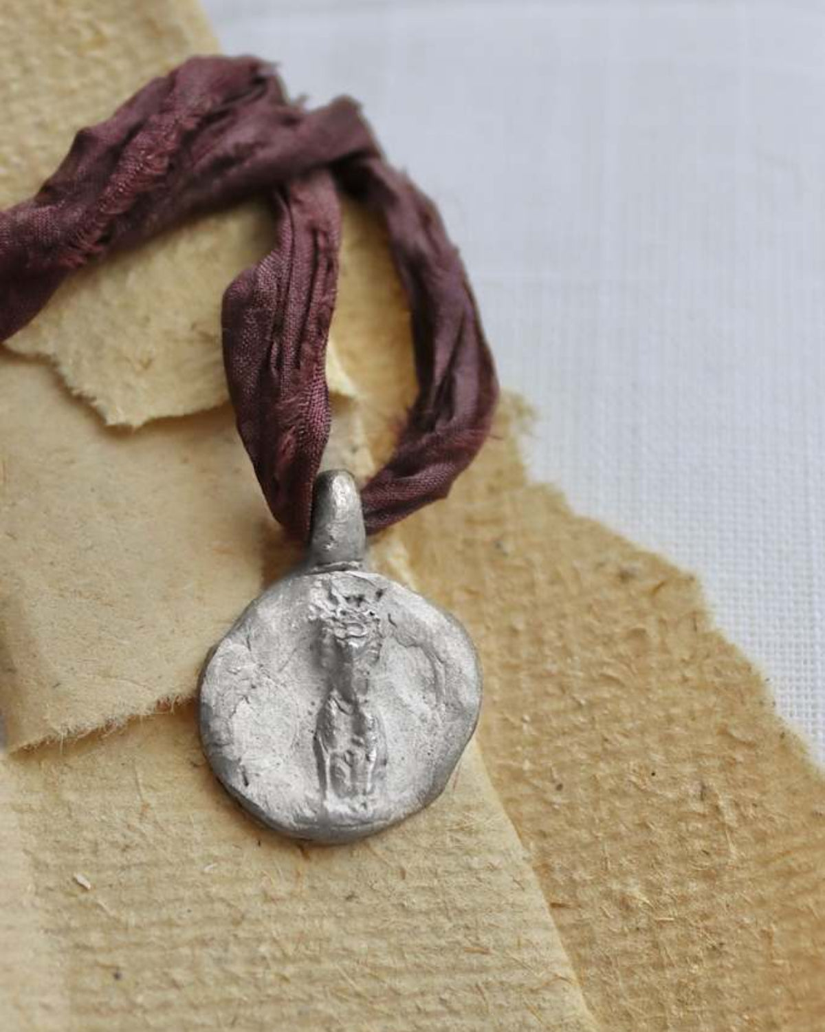 Virgen de Monfragüe Colgante - Plata