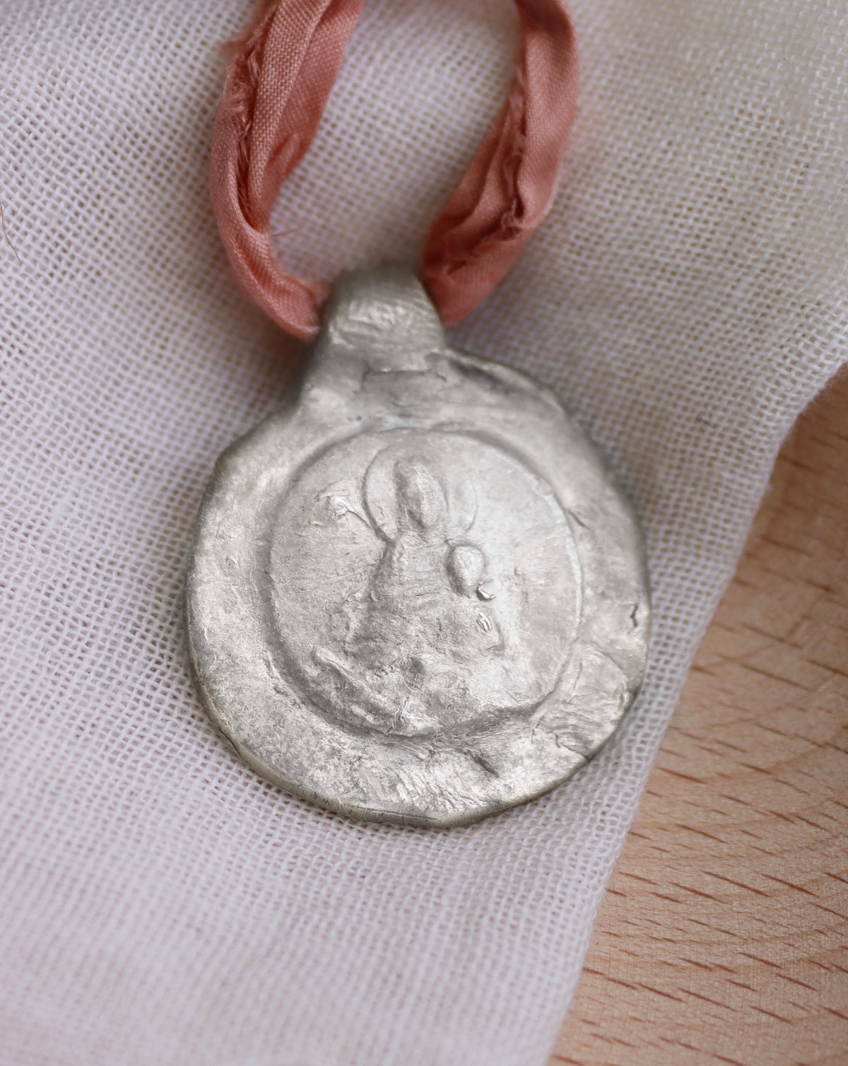 Virgin of Mercy Pendant - Silver