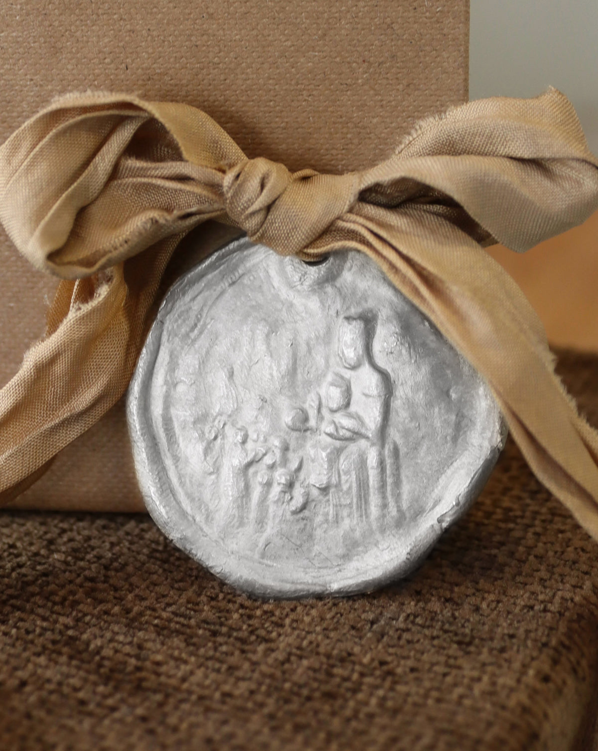 Virgen de Montserrat Carrito - Plata