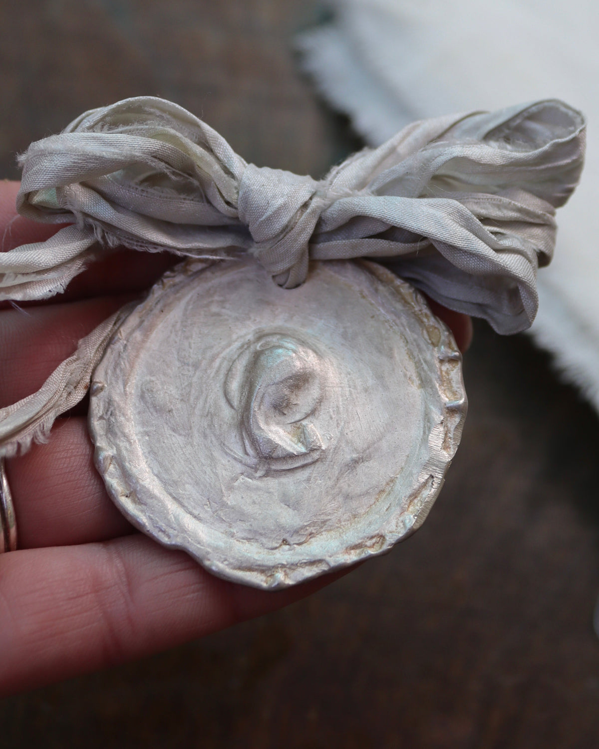 Virgen Niña Carrito - Plata