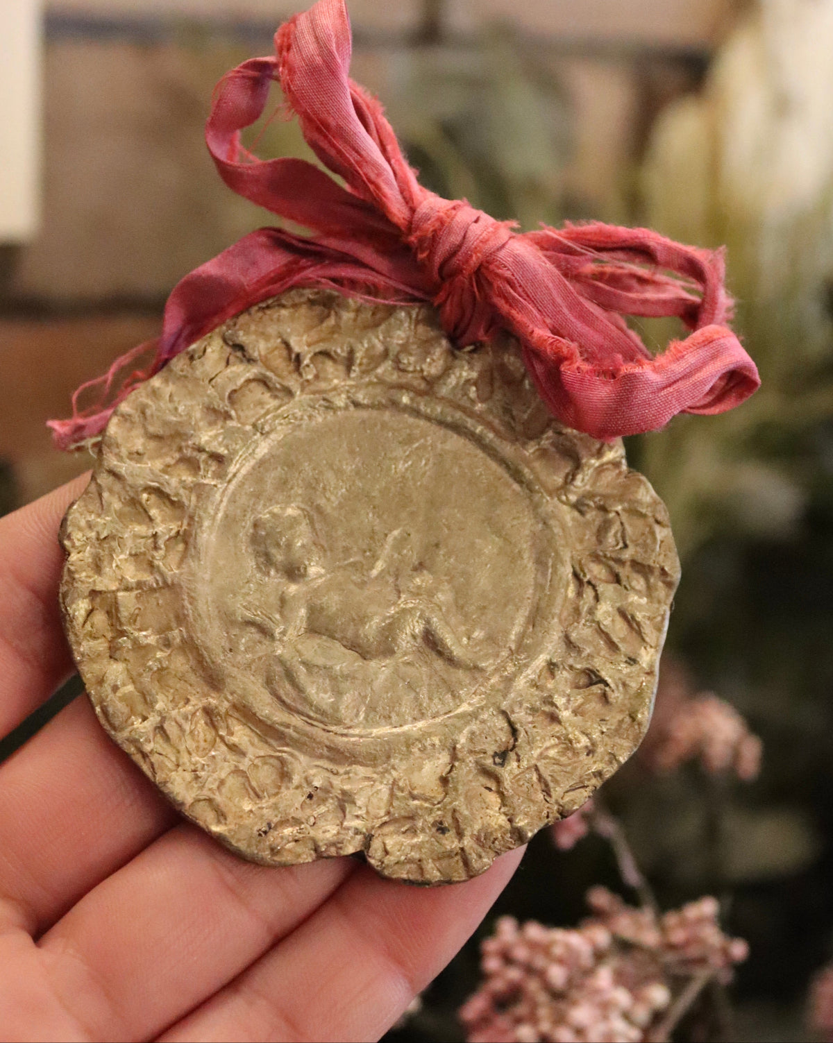 Niño Jesús Cuna - Latón dorado