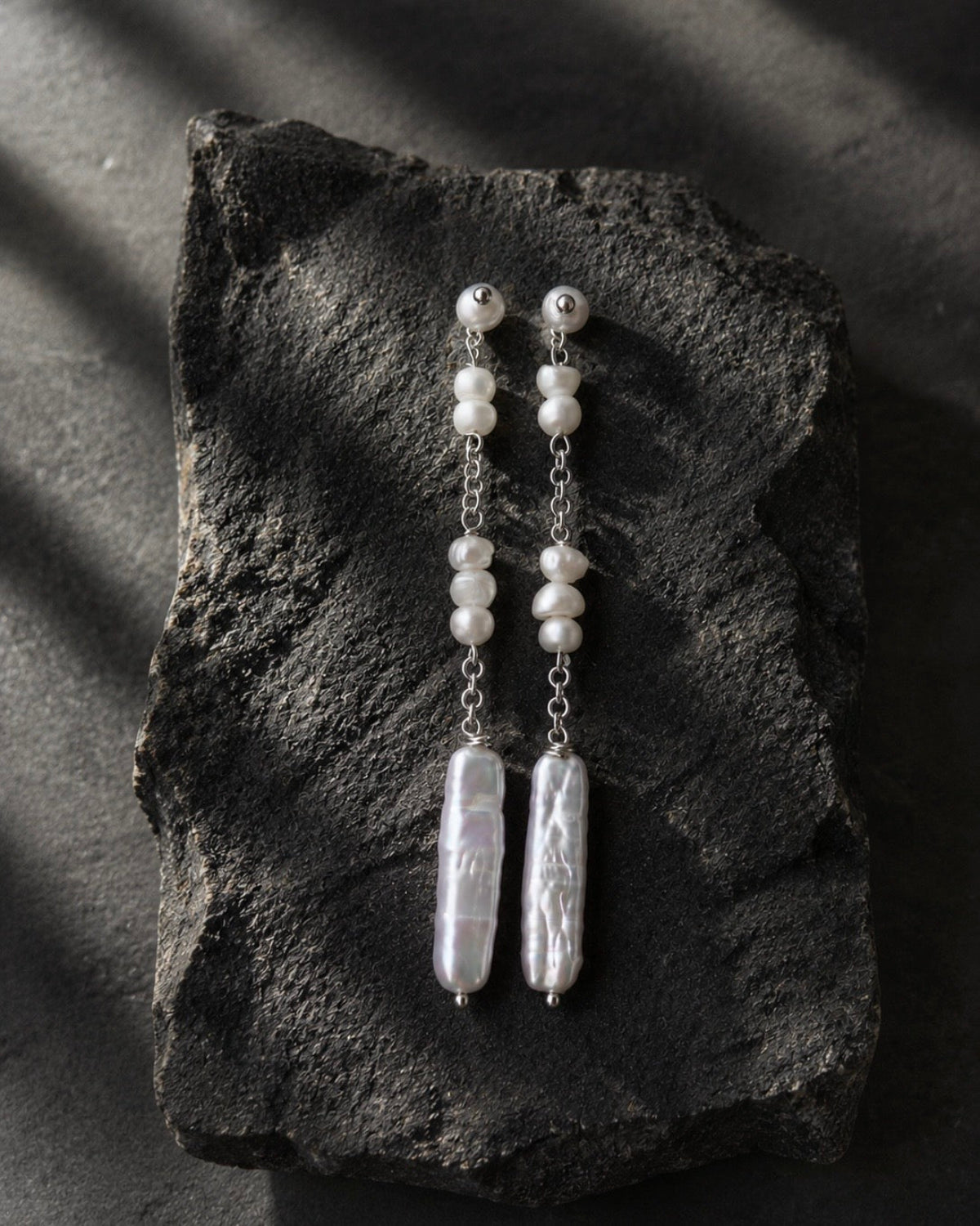 Pendientes Largos Cantabria - Plata
