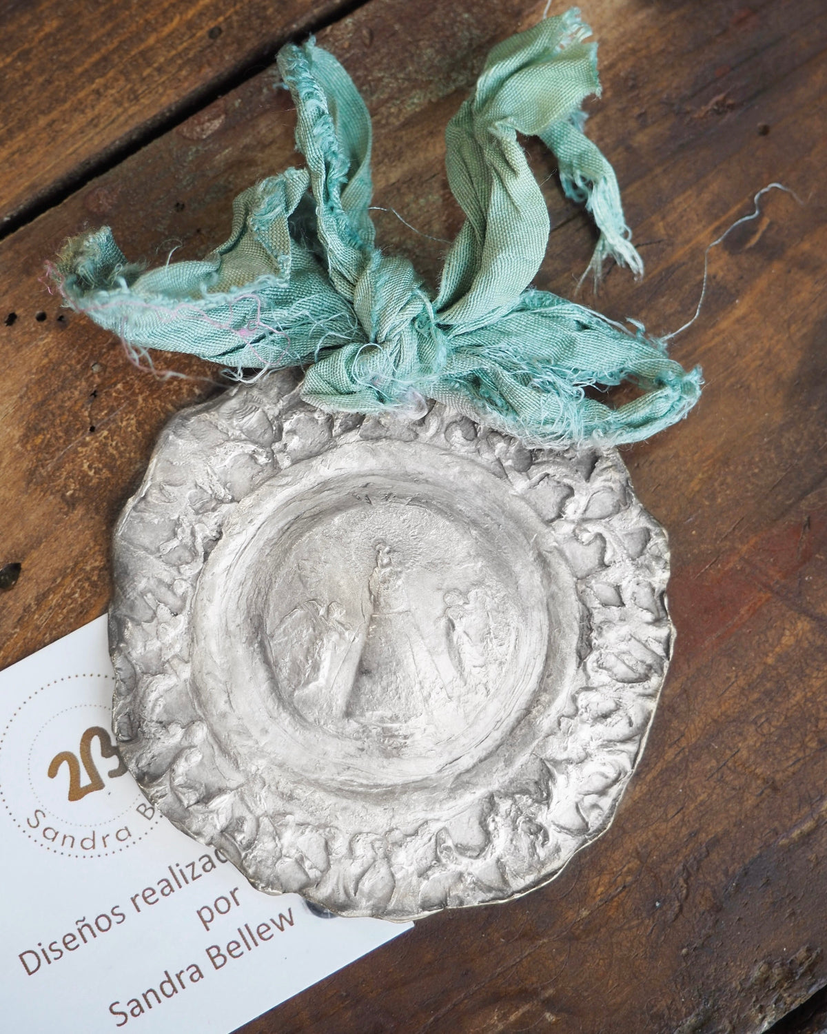 Virgen del Pilar Cuna - Plata