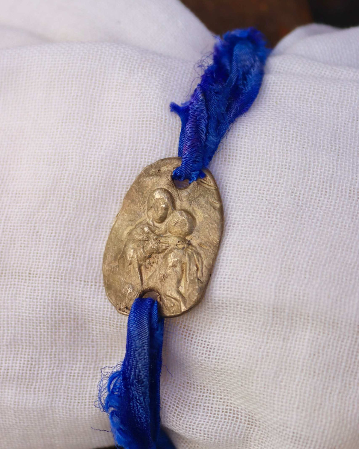 Virgen de Schoenstatt Pulsera - Latón dorado