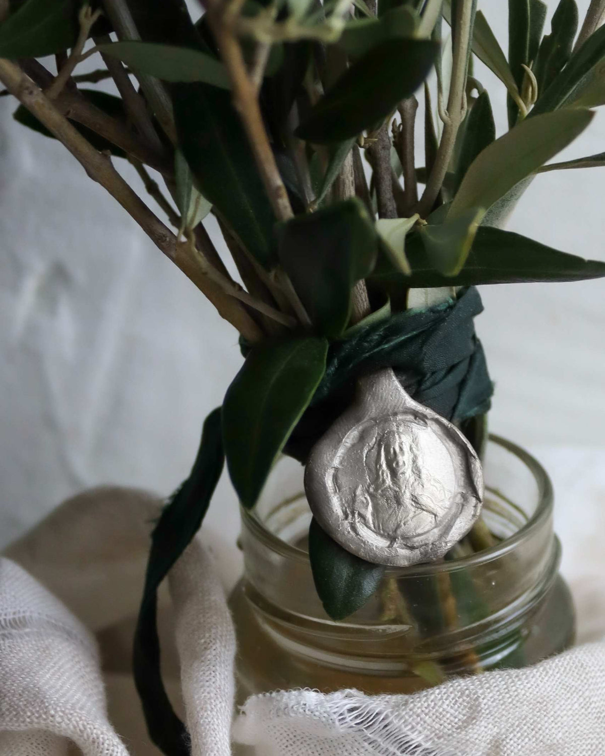 Sagrado Corazón Ramo - Plata