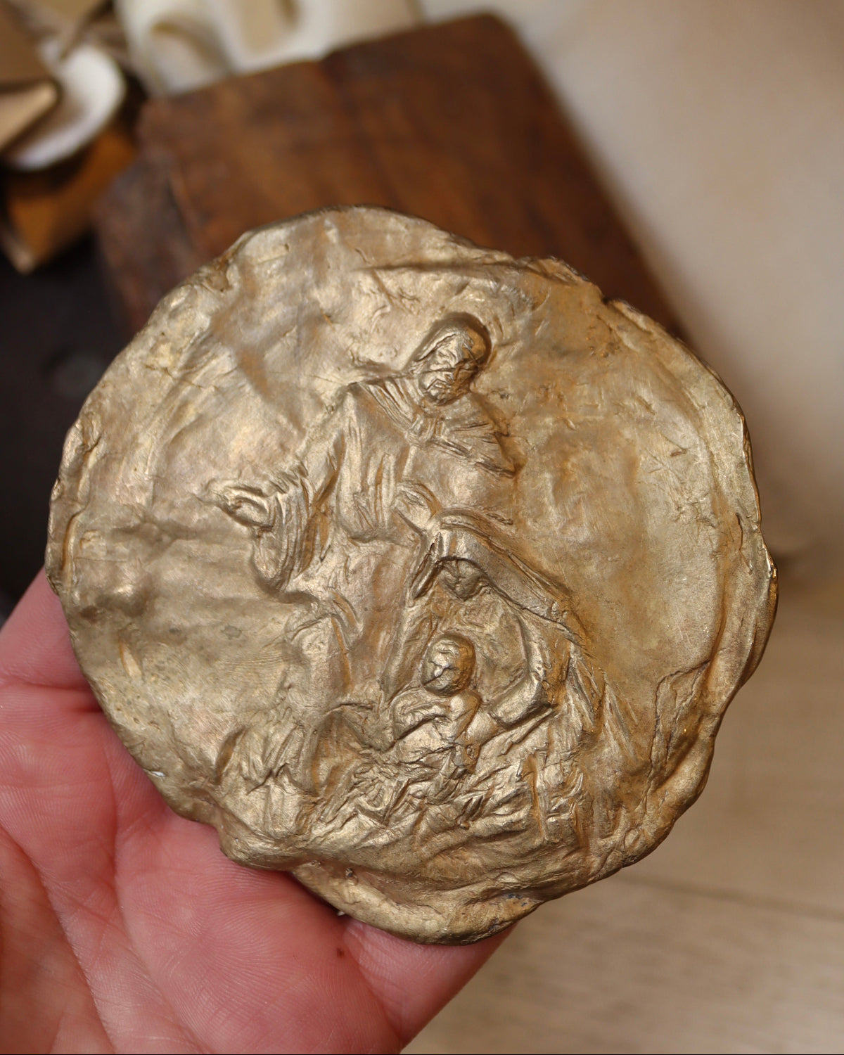 Sagrada Familia Gaudí - Gilt brass