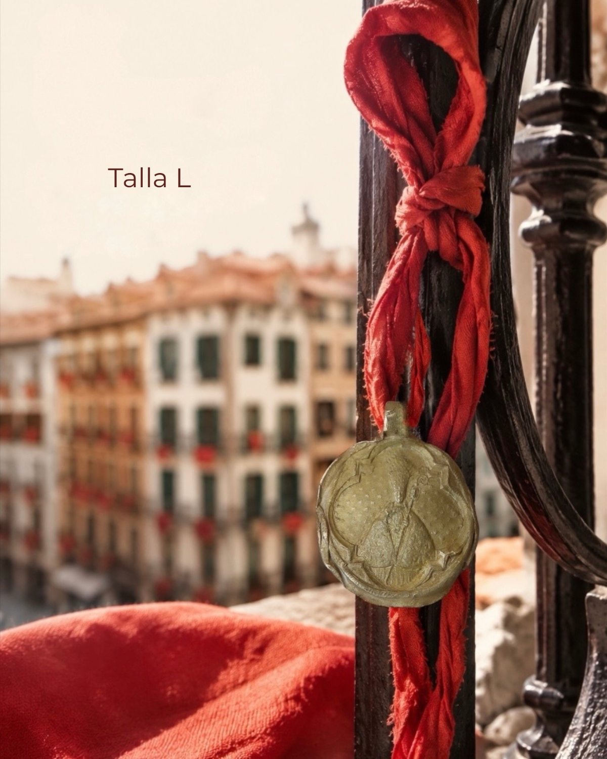 San Fermín Pendant - gold-colored brass