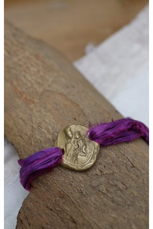 Medalla pulsera latón TM