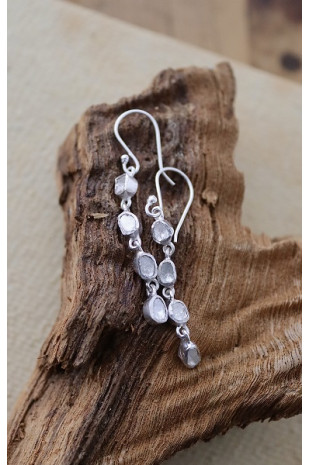 Pendientes Diamantes Cascada