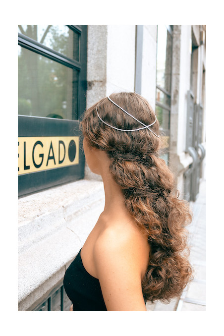 Casquete articulado en plata. Hecho artesanalmente en España por Sandra Bellew.