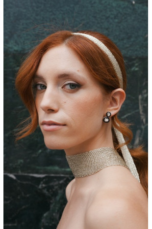 Malla tejida con hilo - Choker