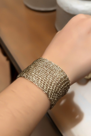 Malla tejida con hilo -...