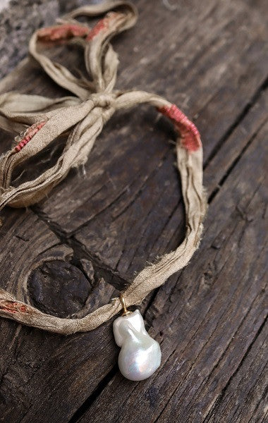 Baroque Pearl Drop Pendant