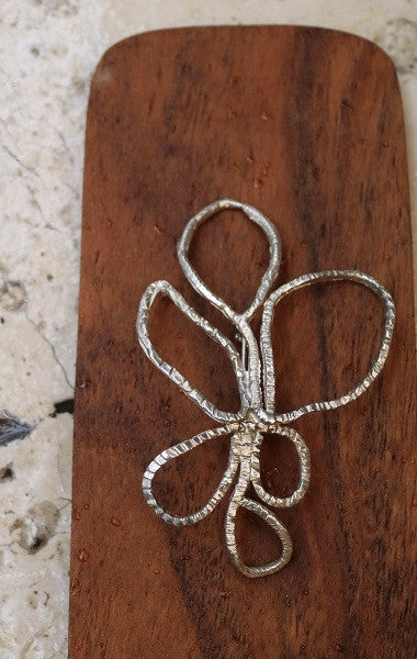 Broche Trébol - Latón dorado