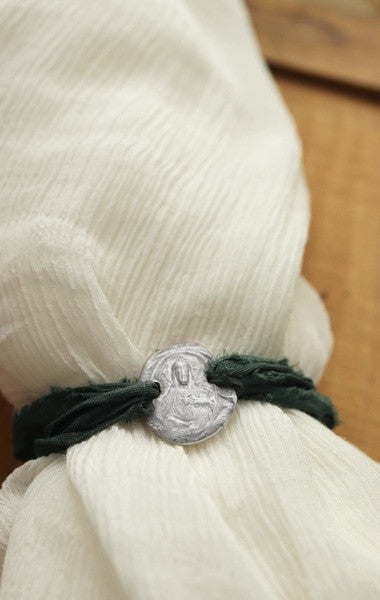 Sagrado Corazón Pulsera - Plata