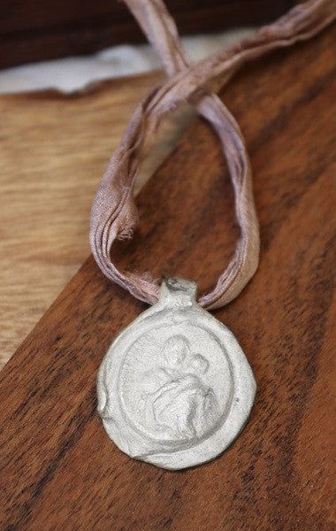 Virgen de Schoenstatt Colgante - Plata