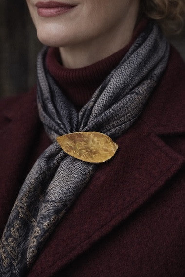 Broche Hoja Plana