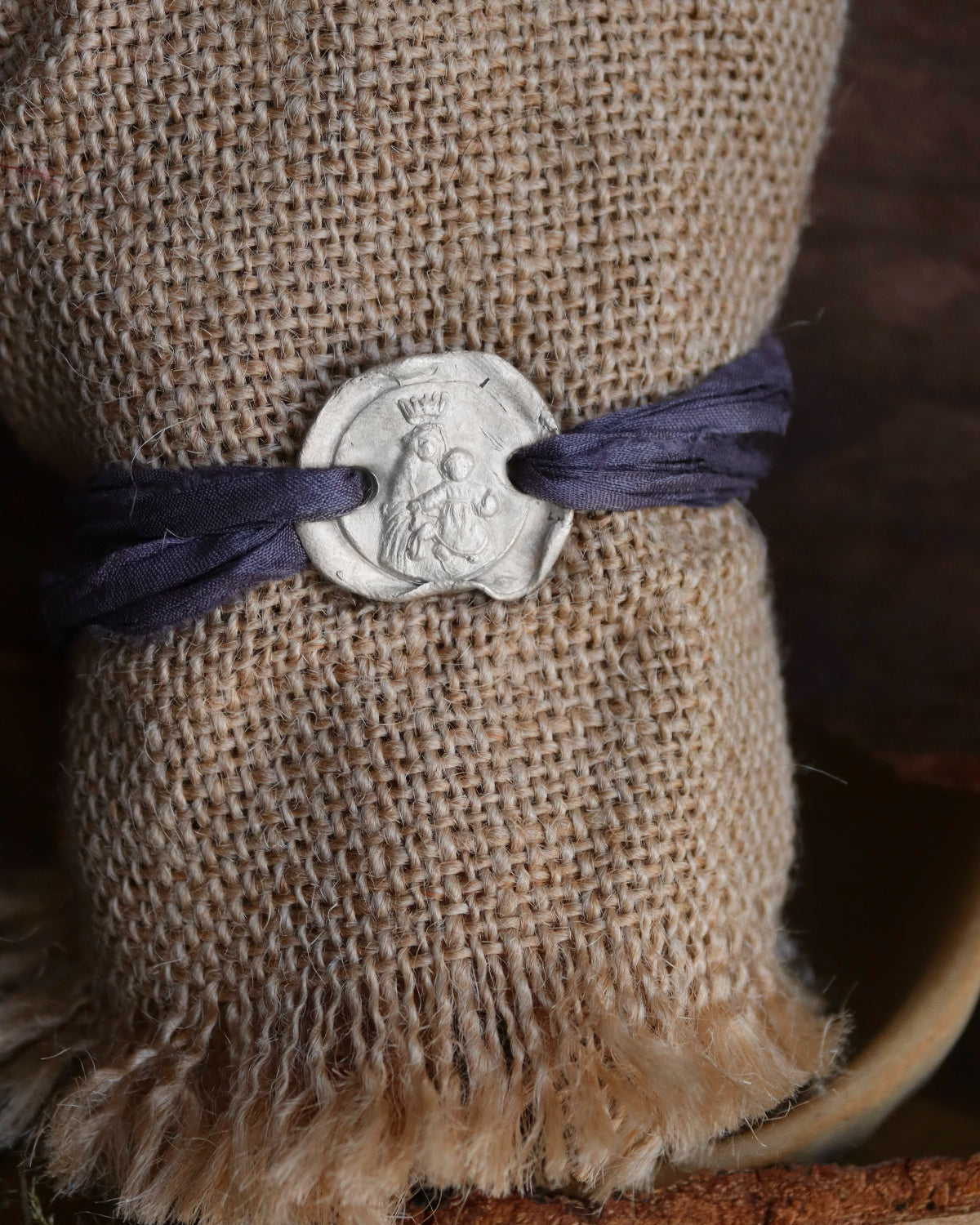 Virgen de la Alegría Pulsera - Plata