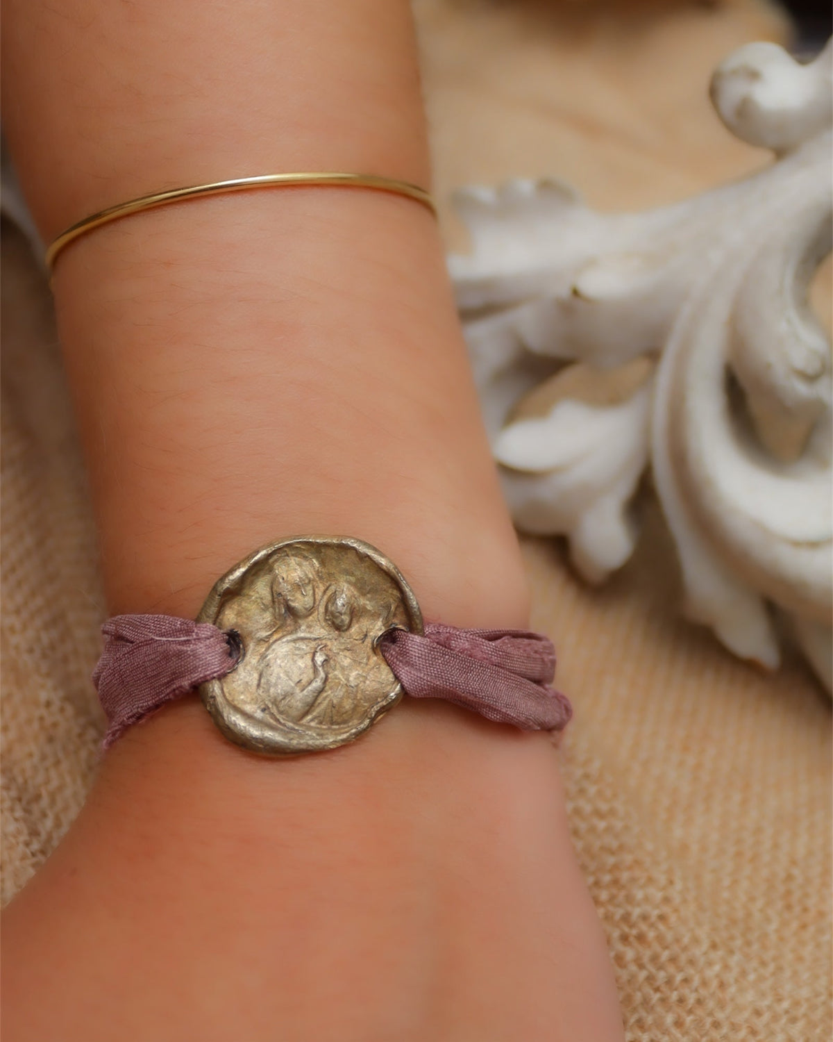 Santa Ana Bracelet - Gold-plated brass