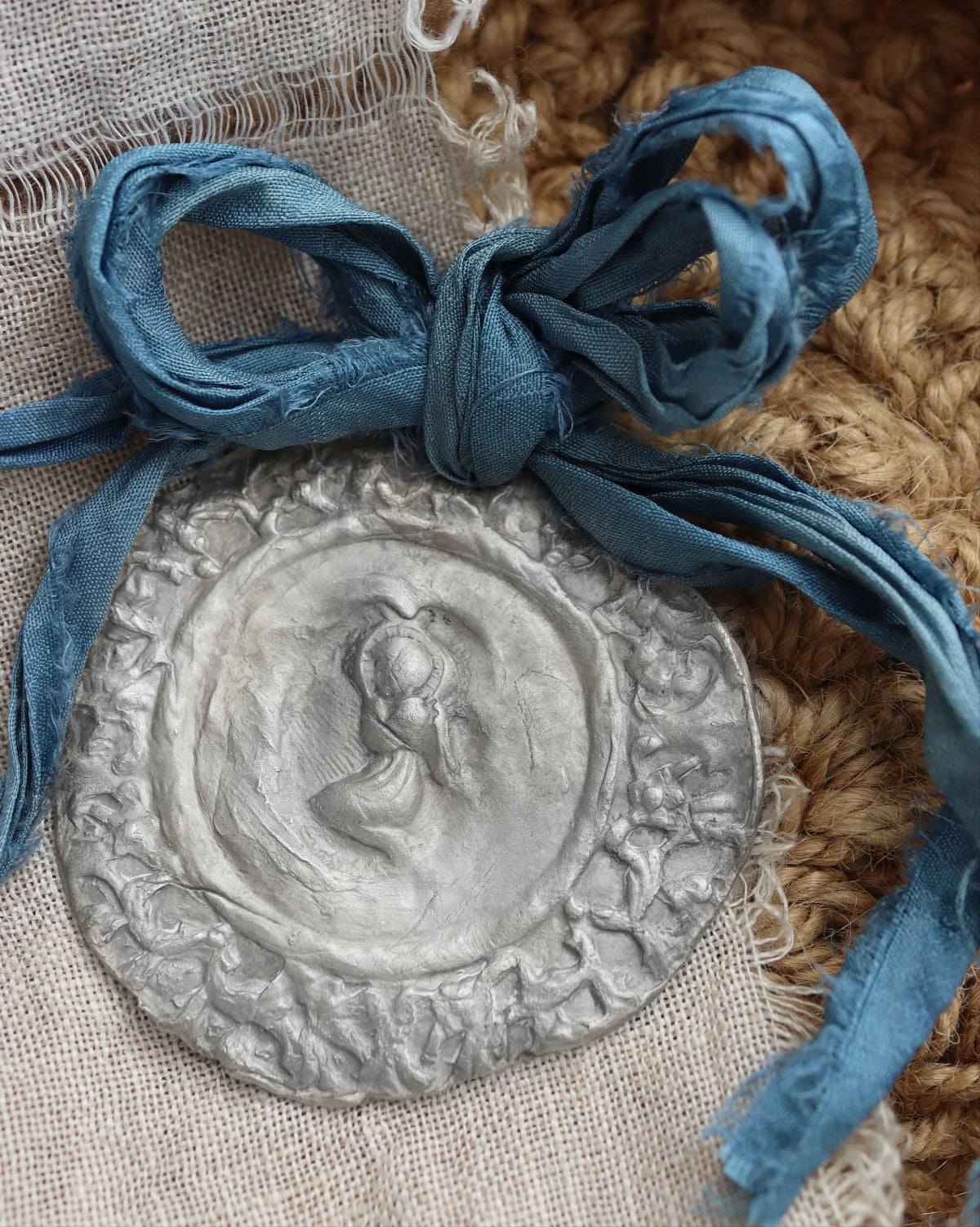 Angelito de la Guarda Cuna - Plata