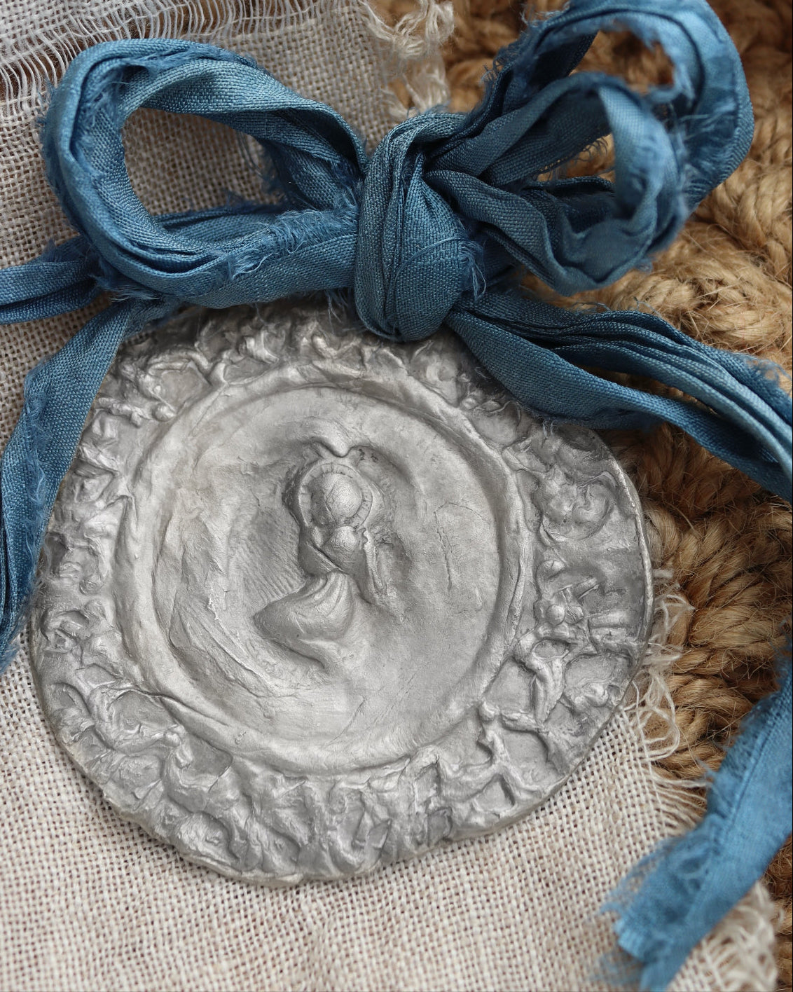 Angelito de la Guarda Cuna - Plata