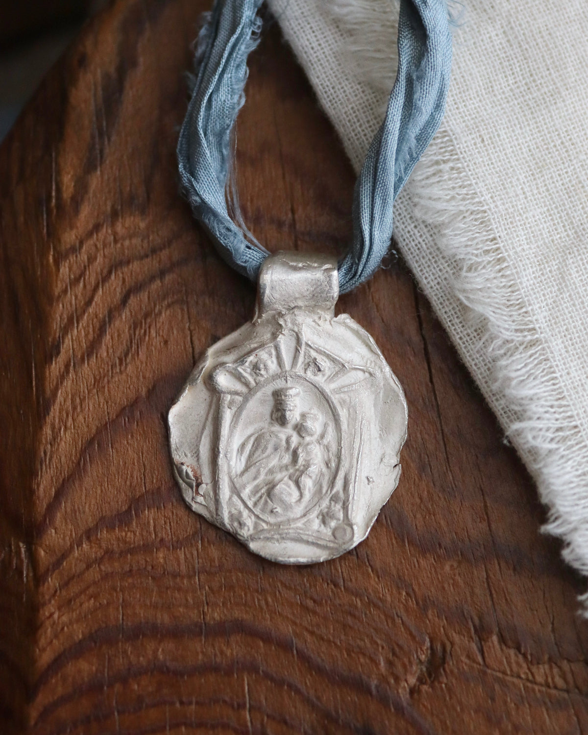 Virgen del Carmen Colgante - Plata