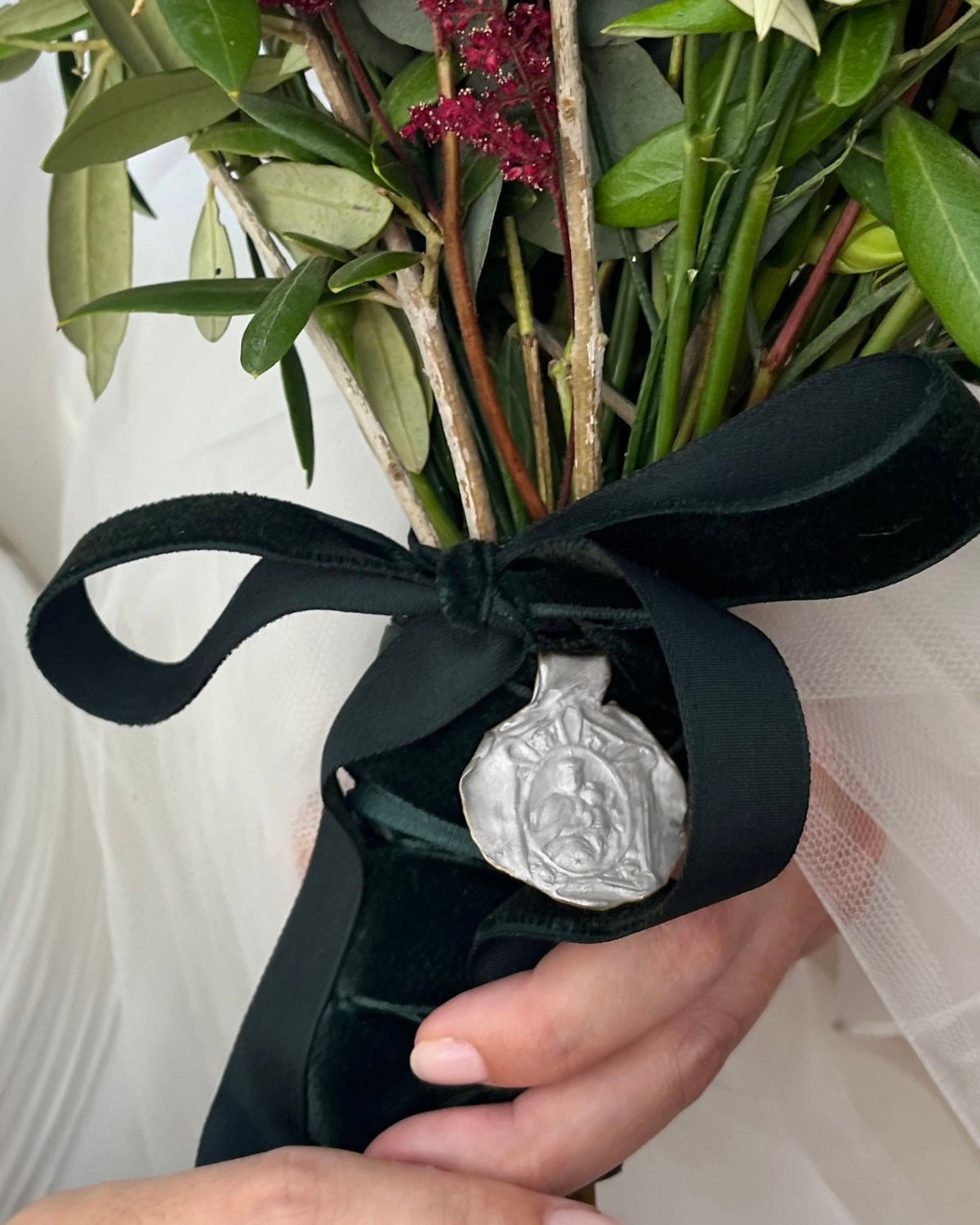 Virgen del Carmen Ramo - Plata